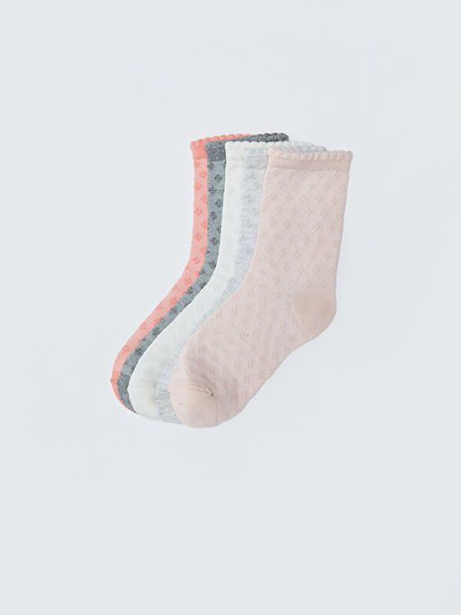 Kendinden Desenli K?z ?ocuk Soket ?orap 5li - Waikiki фото 2