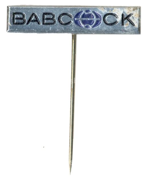 Значок рекламный BABCOCK