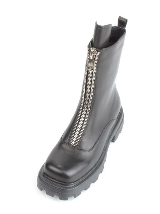 01- D174-G81 BLACK Ботинки демисезонные женские (натуральная кожа) - Фабричный китай фото 5