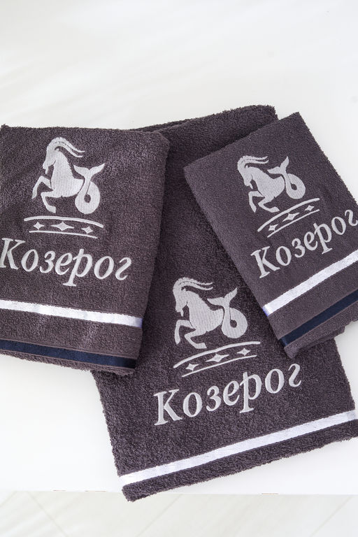 14418/10 Знаки зодиака полотенце махровое плотность 350гр