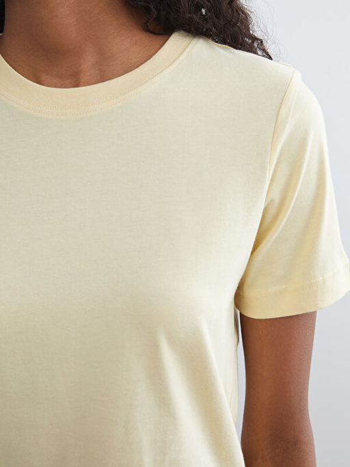 Bisiklet Yaka Kad?n Ti??rt