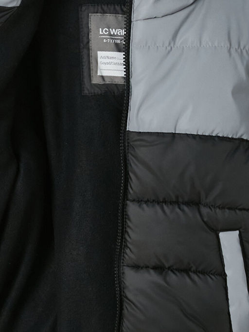 Kap??onlu Reflekt?r Detayl? Erkek ?ocuk ?i?me Mont - Waikiki фото 3