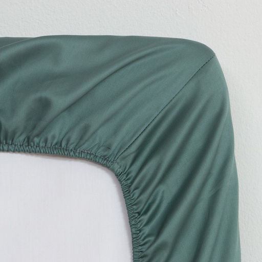 Простыня на резинке Green paradise 180х200х25 см, 100% хлопок, мако-сатин, 114г/м2 - Этель фото 3