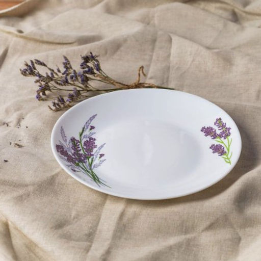 Тарелка 190 мм / YGP-75 (7131-2) /уп 6/ уп 72/ Букет лаванды - Галеонтрейд фото 3