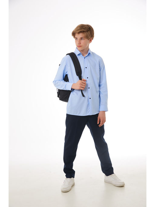 Рубашка голубой DS1A60 - Nota bene фото 5