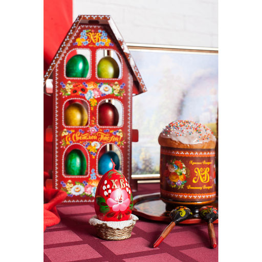 Декоративная свеча Пасхальное яйцо в лукошке - Simaland фото 5