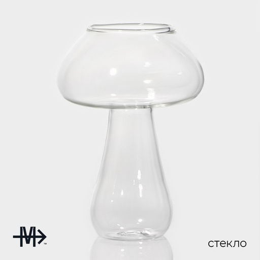 Бокал Magistro Гриб, 200 мл, стекло, прозрачный  фото 2