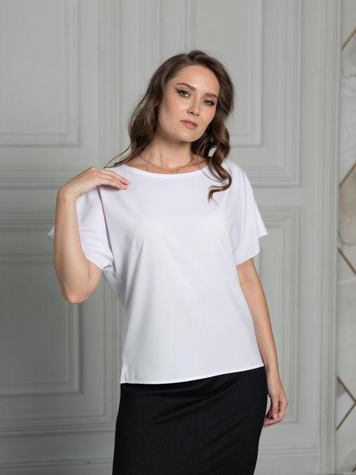 Блуза свободного кроя, вискоза - Трика фото 3
