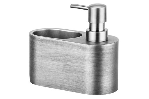 Диспенсер 180 мл 14,9*6,5*13,5 см SOAP серебро, с отделением для губки - Elan gallery фото 7
