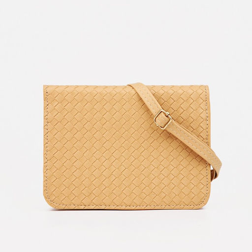 Сумка детская на молнии, длинный ремень, цвет бежевый - Simaland фото 2