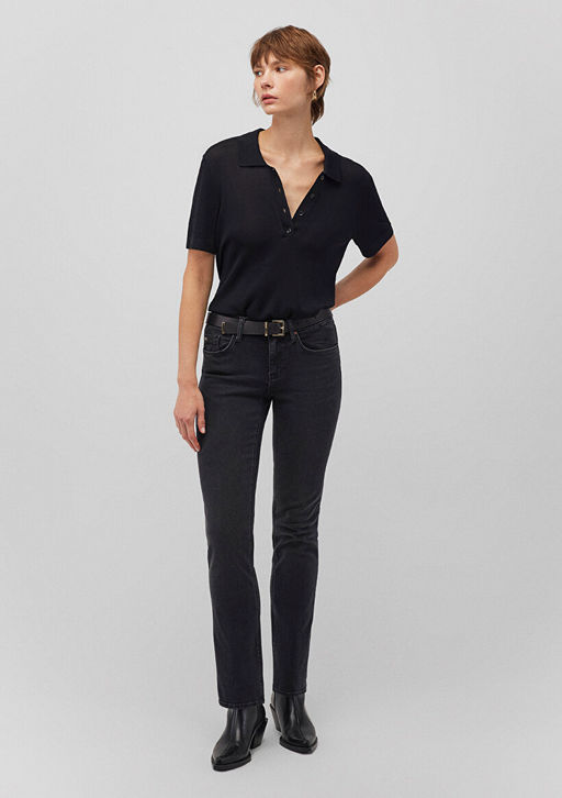 Mona Gold Premium Antrasit Jean Pantolon - Mavi фото 2