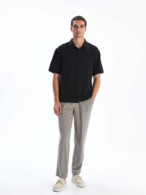 Regular Fit K?sa Kollu Arm?rl? Erkek G?mlek