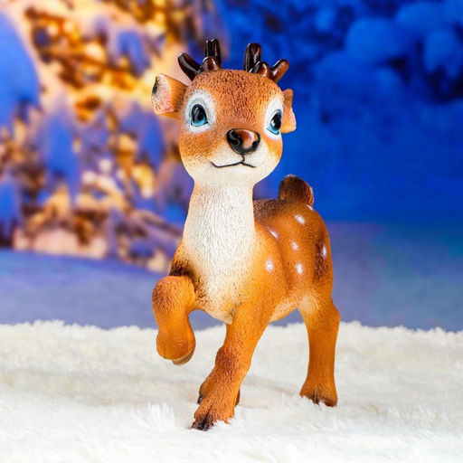 Садовая фигура из полистоуна «Оленёнок Бэйб», 30×12×22 см