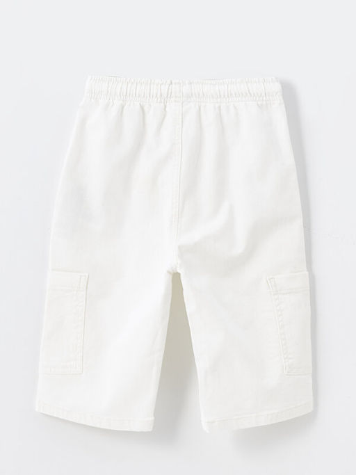 Beli Lastikli Basic Erkek Bebek Jean Kapri - Waikiki фото 3