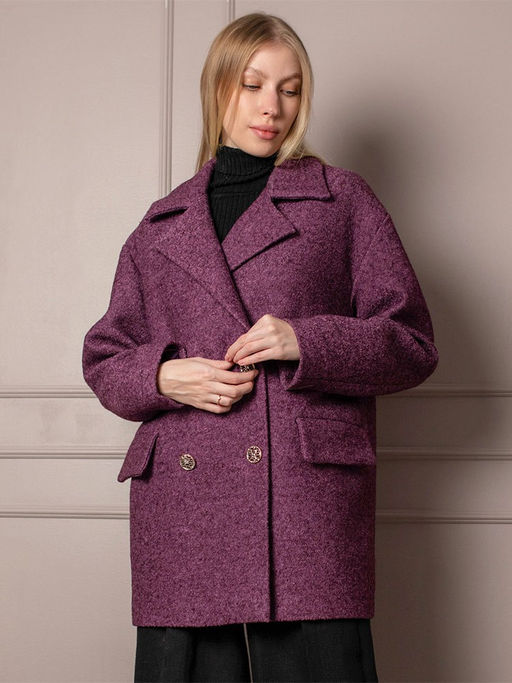 шерсть 60%, хлопок 40% жакет куртка - Волтри фото 4