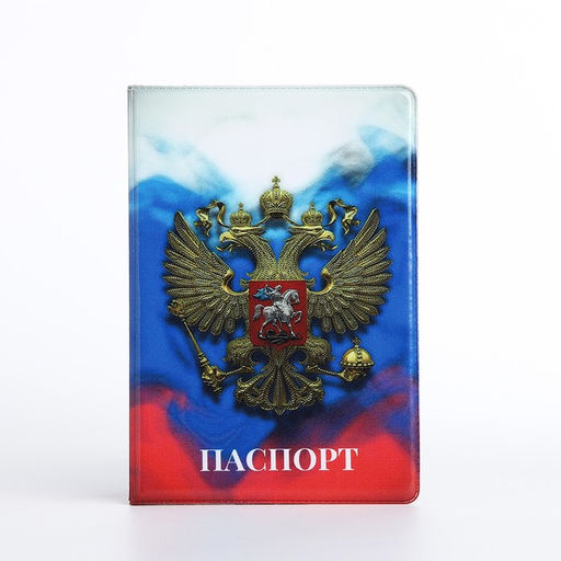 Цена за 2 шт. Обложка для паспорта, цвет триколор