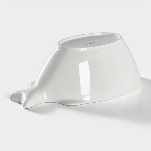 Салатник Magistro «Рыбка», 2 л, 31×17×10.5 см, фарфор, белый