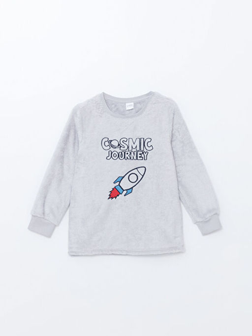 Bisiklet Yaka Pel?? Erkek ?ocuk Pijama Tak?m? - Waikiki фото 2