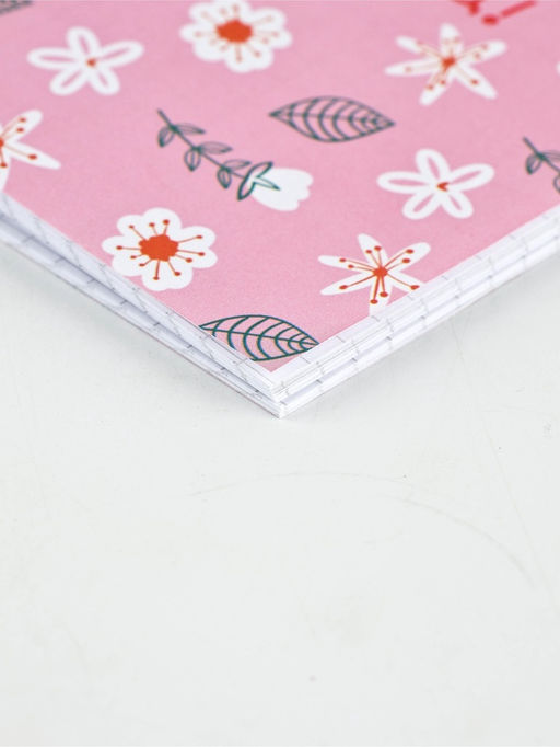 Блокноты, А6, 32 л., набор 4 шт. Цветы