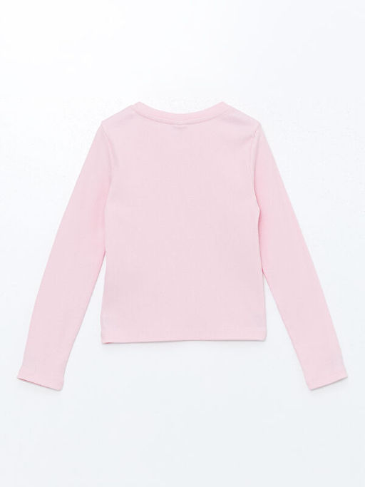 Bisiklet Yaka K?z ?ocuk Ti??rt