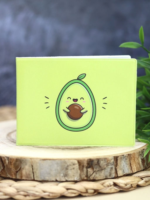 Обложка для студенческого Happy Avocado, плотность 600 мкм