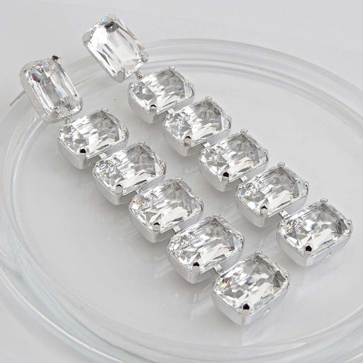 Серьги длинные на гвоздиках арт. 13 3738 (id 277075)