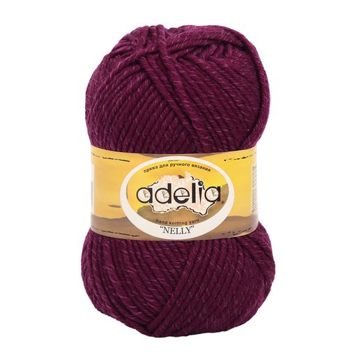 Пряжа ADELIA NELLY 70% шерсть, 30% акрил 5 шт. х 100 г 100 м  5 м