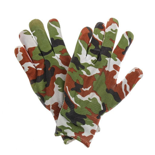 Цена за 3 шт. Перчатки садовые, нейлоновые, без покрытия, размер 9, цвет МИКС, Greengo фото 2