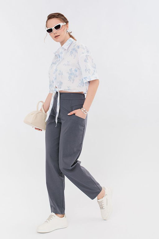 NOBBY, Женские брюки 709-29/1(РОСТ 164)(серый) фото 3