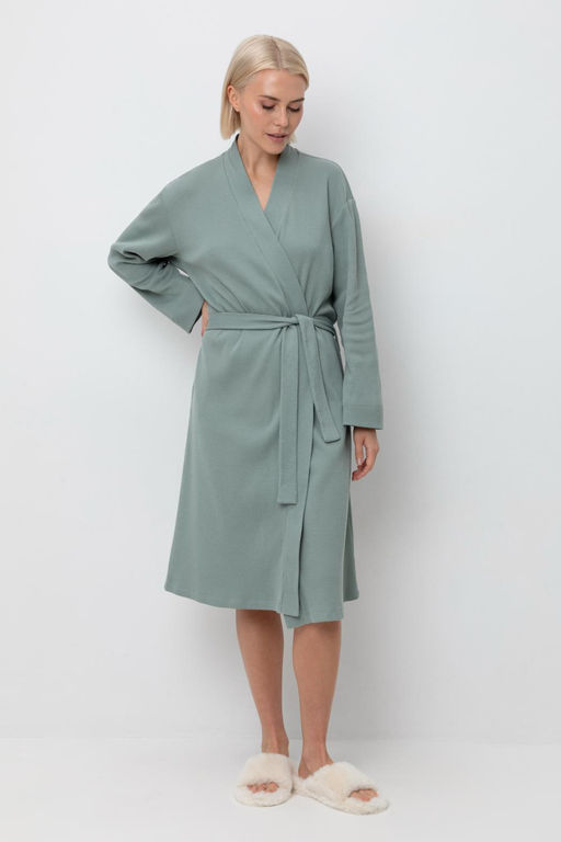 Е 50026/сухой зеленый халат жен