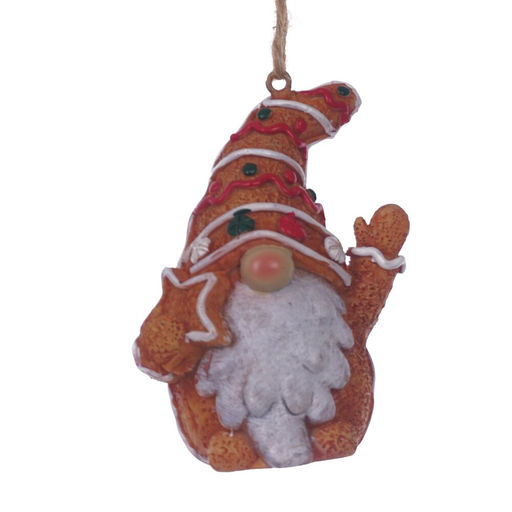 Фигурка декоративная подвесная "Гном", L5 W3,5 H7 см, 2в.