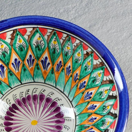 Бульонница узбекская Риштанская Керамика «Орнамент», 900 мл, d=18 см, МИКС