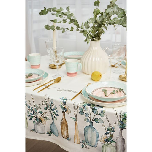 Скатерть Этель Flower mood, 146?220 см, 100% хлопок, репс 210 г/м?