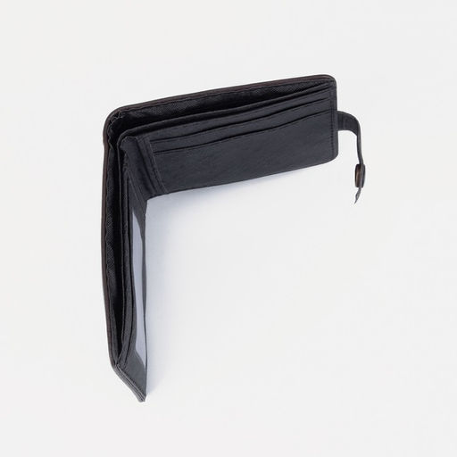 Портмоне на кнопке, для купюр, для карт, для монет, цвет коричневый - Simaland фото 3