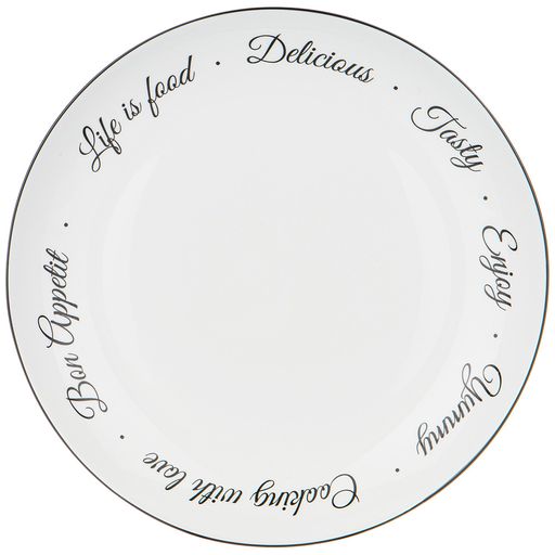 Цена за 6 шт. ТАРЕЛКА ОБЕДЕННАЯ AGNESS BON APPETIT 24СМ - Lefard фото 2