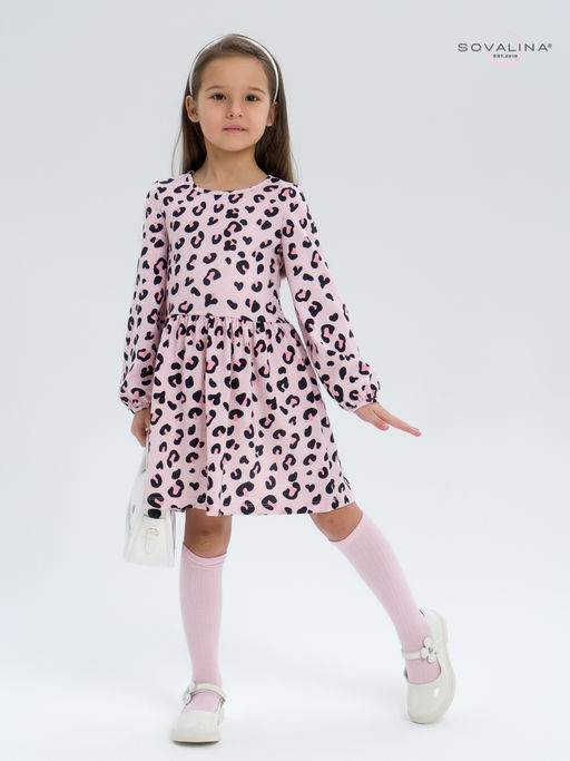 Платье Моана нежный леопард - Sovalina фото 6