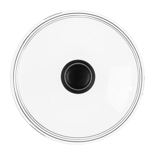 Крышка стеклянная 24 см SATOSHI безободковая с ручкой арт. 848-316