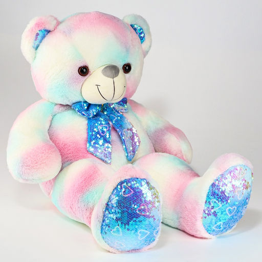 Мягкая игрушка Медведь, с паетками, 80 см - Simaland фото 2