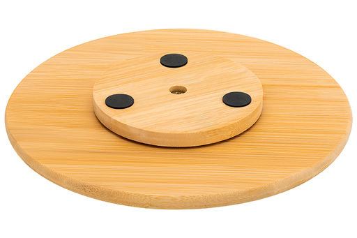 Подставка бамбуковая крутящаяся 25*25*1,2 см - Elan gallery фото 6