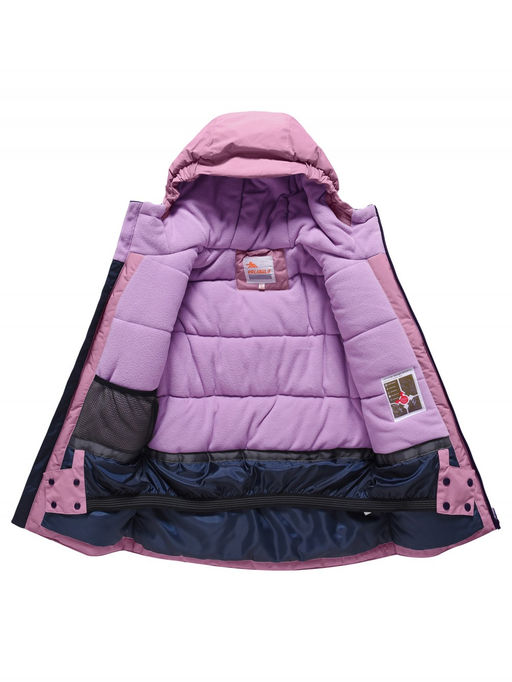 Горнолыжный костюм зимний для девочки розового цвета 9518R