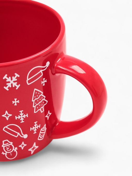 Кружка чайная новогодняя Новый год, 370 мл