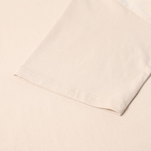 Футболка с кулиской женская MINAKU REGULAR FIT, бежевая, размер 42