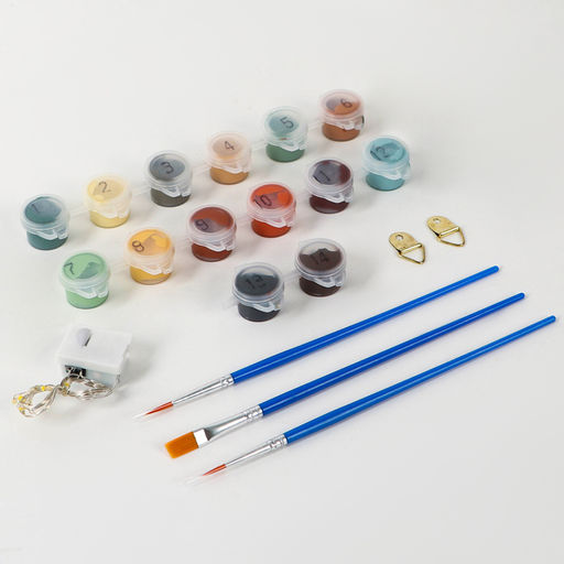 Картина по номерам с подрамником и поталью Тропики, 20*30 см - Школа талантов фото 2