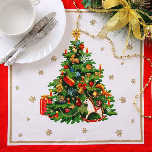Набор новогодний «Этель. Новогодняя сказка»: скатерть 150×110 см ±3 см, с ГМВО, салфетки 40×40 см, 4 шт.