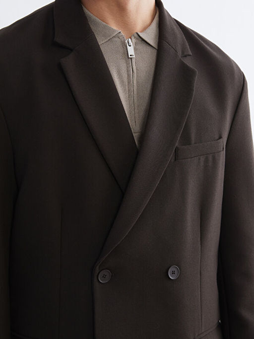 Standart Kal?p Erkek Blazer Ceket