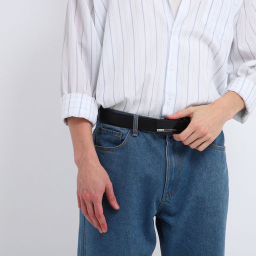 Ремень мужской Великан, ширина 3,5 см, автомат, цвет чёрный - Simaland фото 3