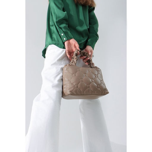 Сумка-тоут на молнии, длинный ремень, цвет коричневый - Simaland фото 4