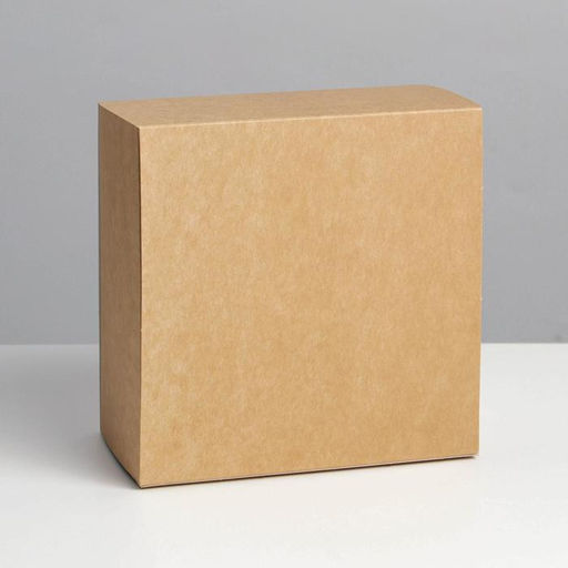 Цена за 2 шт. Коробка подарочная складная крафтовая, упаковка, 14×14×8 см