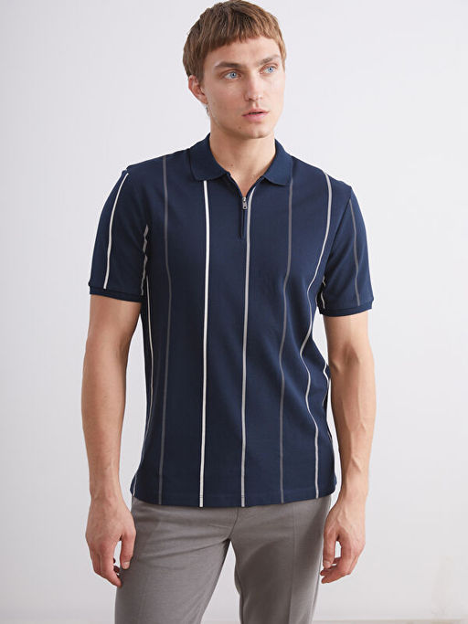Polo Yaka ?izgili Pike Erkek Ti??rt
