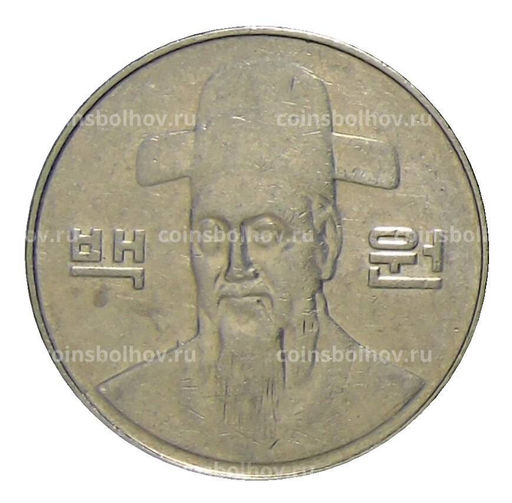 Монета 100 вон 2006 года Южная Корея